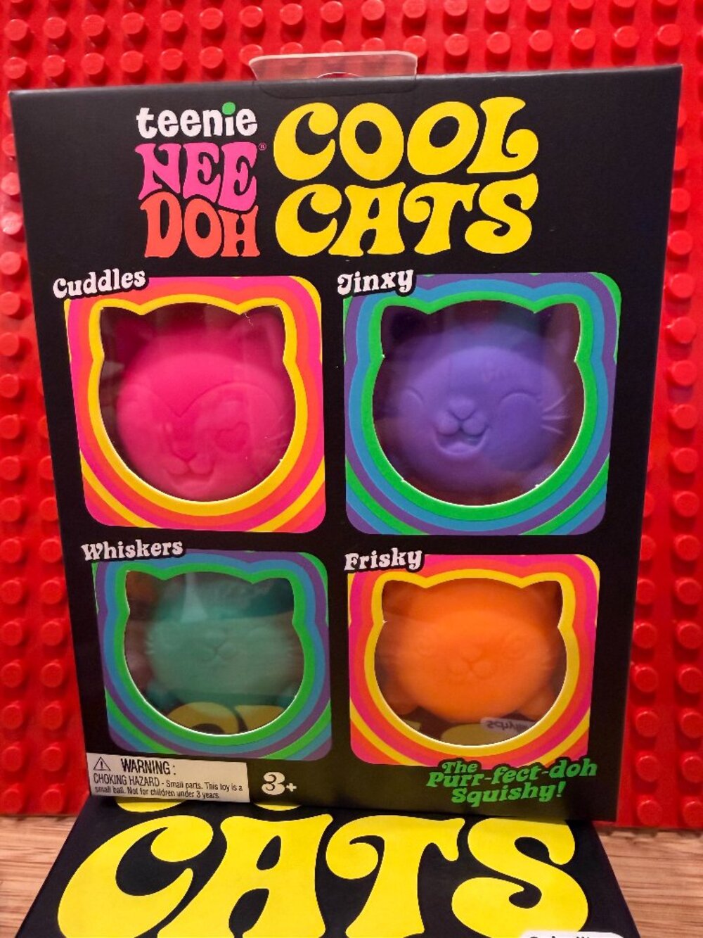 NEW! ๐ Orange SUPER CAT 4 PACK! ๐ w/ SUPER COOL CAT & GROOVY FRUIT - Picture 4 of 7